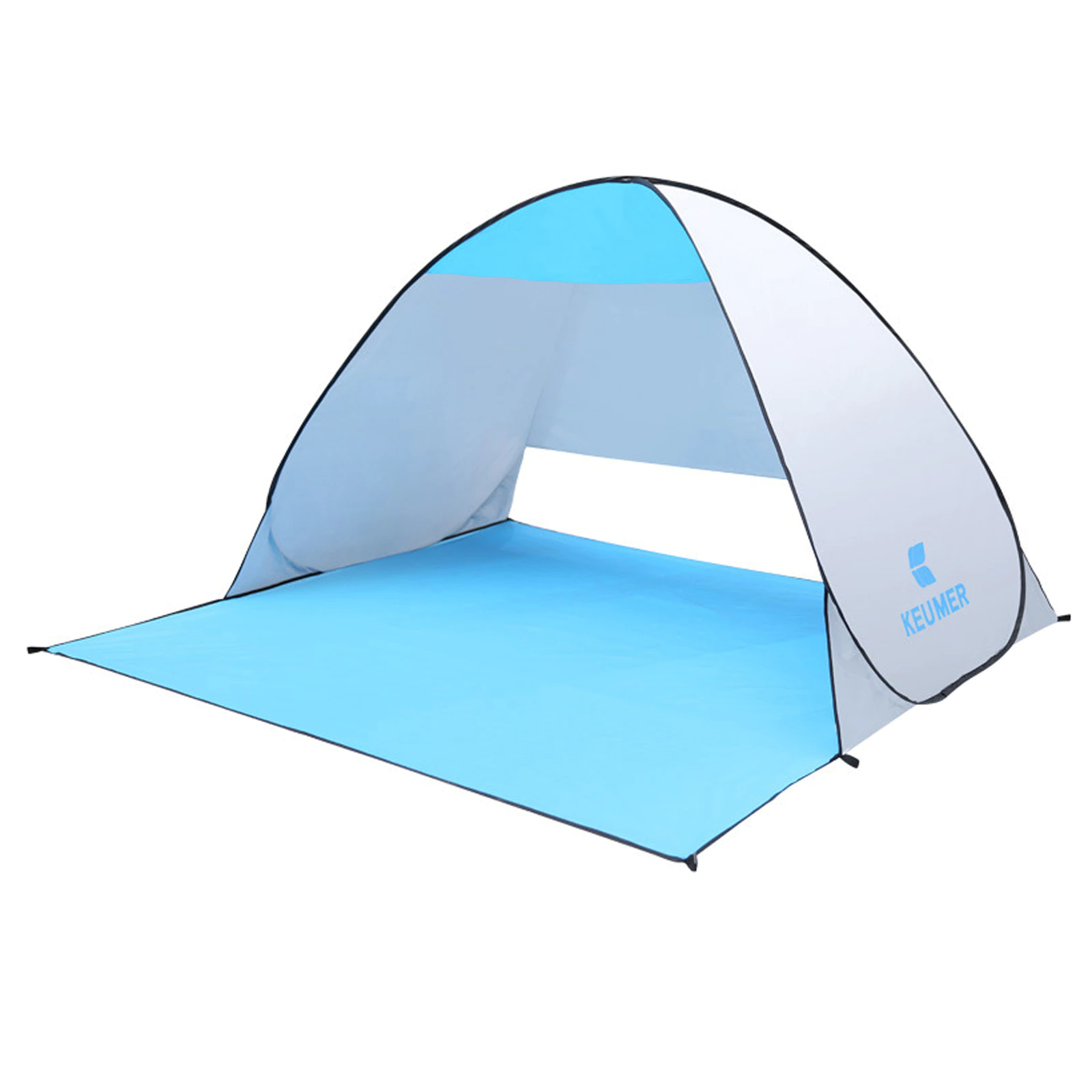 Cheap Goat Tents 70.9x59x43.3 Inch Automatic Instant Pop up Beach Tent Anti UV Sun Shelter Cabana for Camping Fishing Hiking Picnic   
